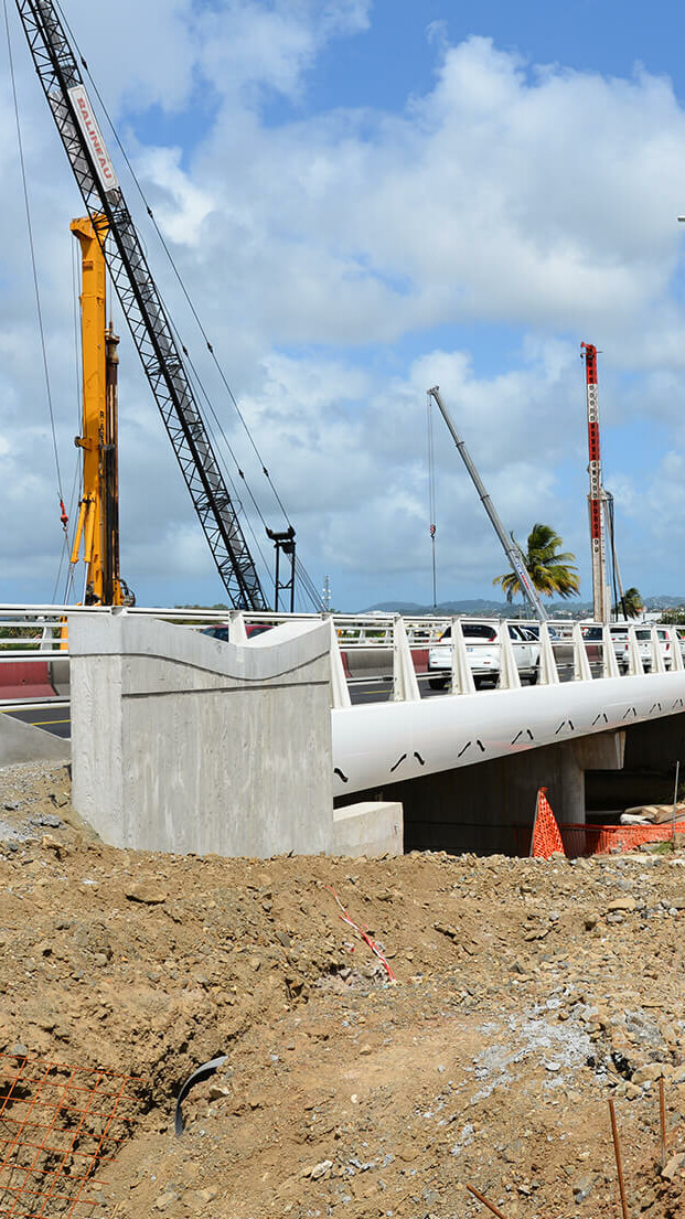 Proyecto Pont Lézarde-échangeur Aéroport - Barreras de contención en METALESA