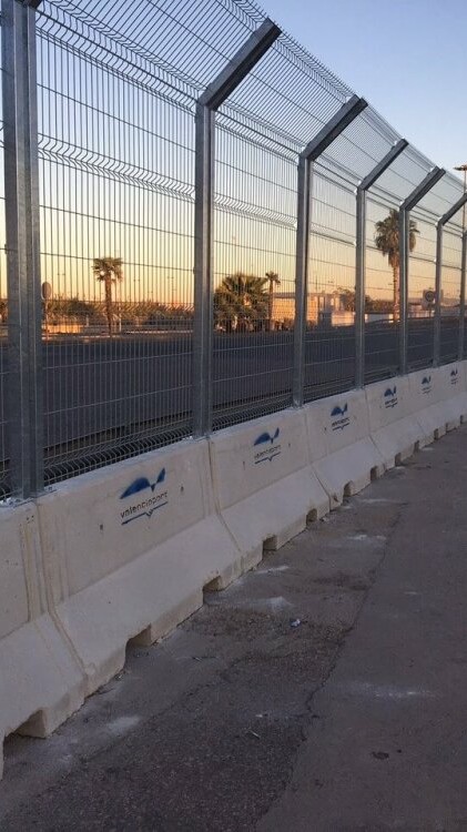 METALESA - Valencia Port electrowelded metal fences