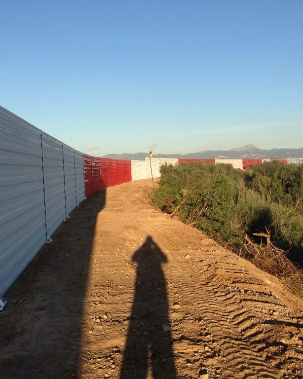 METALESA - steel acoustic screens at AENA Mallorca