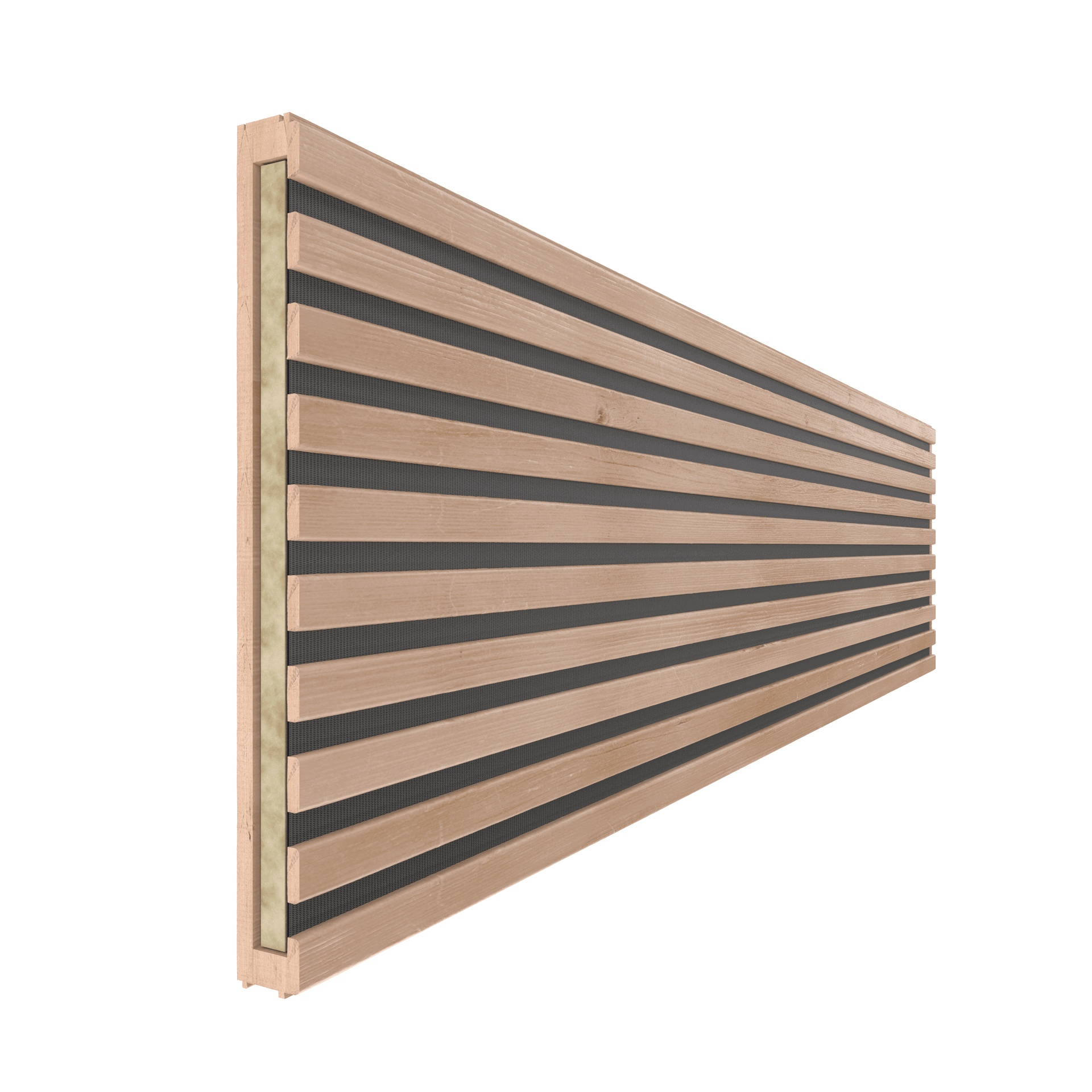 Panel acústico de lana de madera