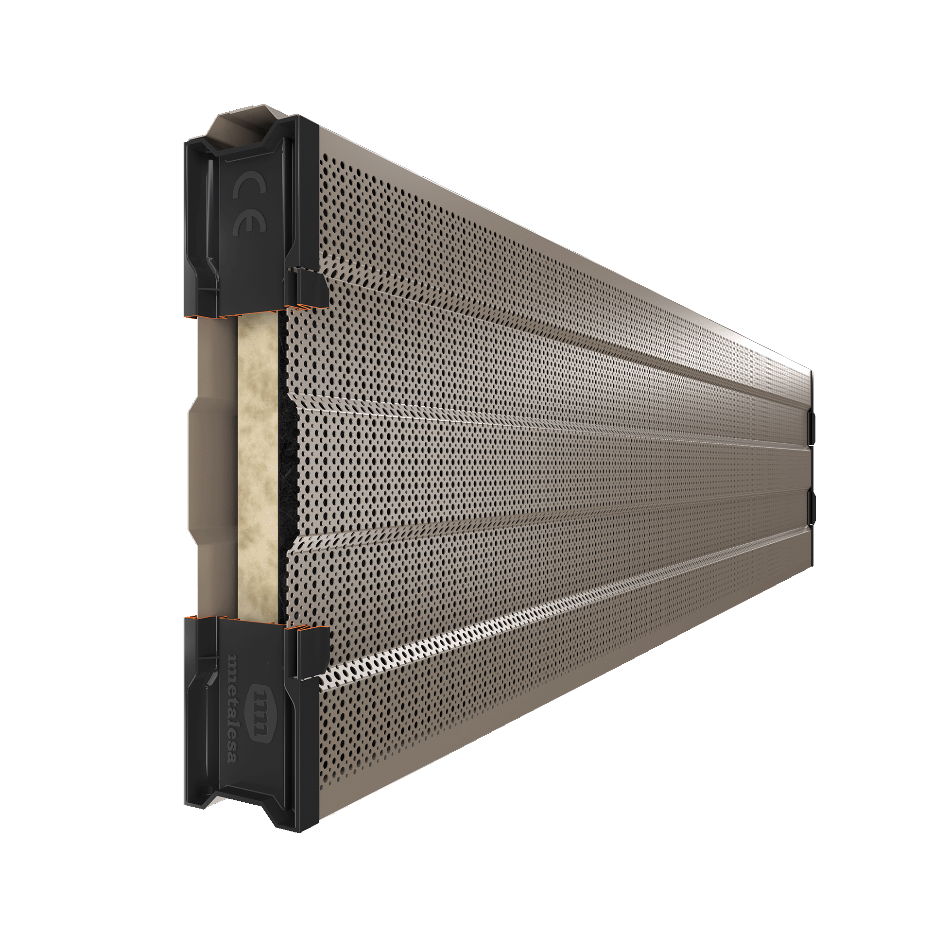 Panel acústico de pared - AISFÓN PT - SINTEC INSONORIZACIÓN - de metal /  rectangular / perforado